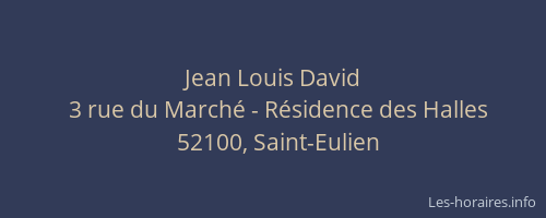 Jean Louis David