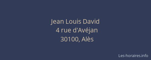 Jean Louis David