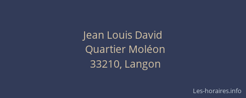 Jean Louis David