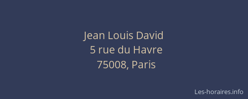 Jean Louis David