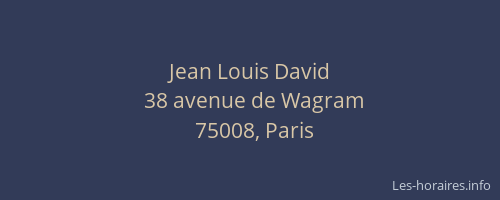 Jean Louis David