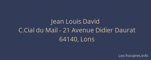 Jean Louis David