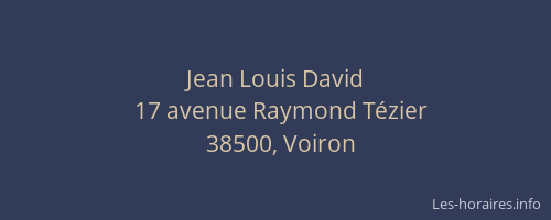 Jean Louis David