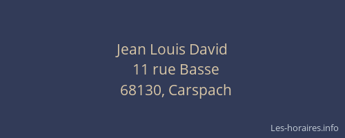 Jean Louis David
