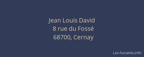 Jean Louis David