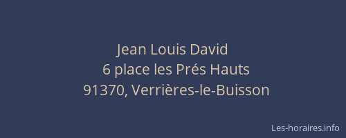 Jean Louis David