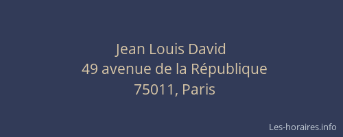 Jean Louis David