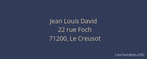 Jean Louis David