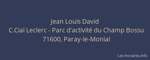 Jean Louis David