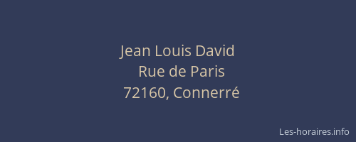 Jean Louis David