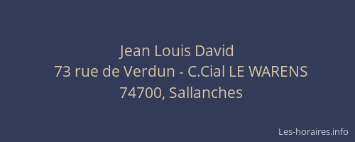 Jean Louis David