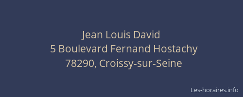Jean Louis David