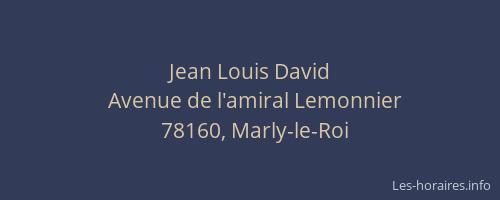 Jean Louis David