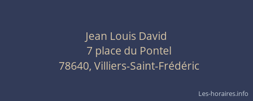 Jean Louis David