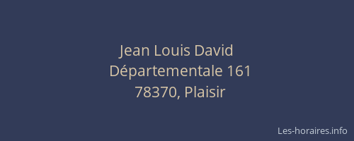Jean Louis David