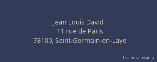 Jean Louis David