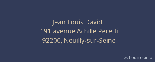 Jean Louis David
