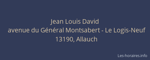 Jean Louis David