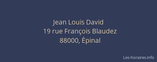 Jean Louis David