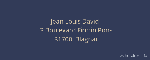 Jean Louis David