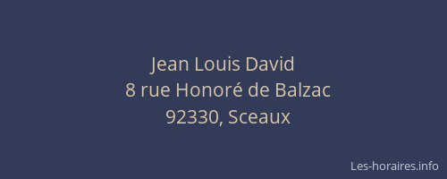 Jean Louis David