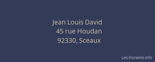 Jean Louis David