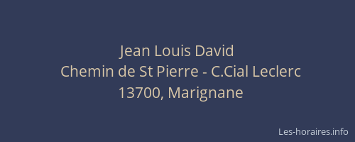 Jean Louis David