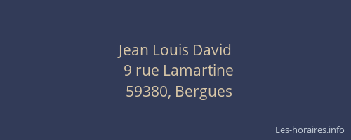 Jean Louis David