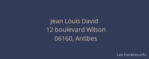 Jean Louis David