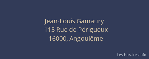 Jean-Louis Gamaury