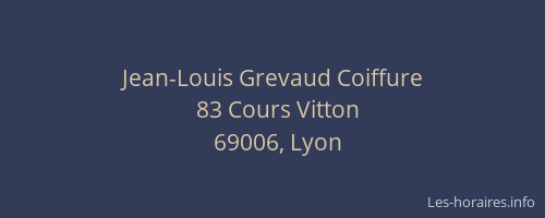 Jean-Louis Grevaud Coiffure