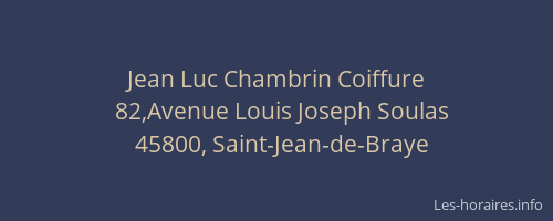 Jean Luc Chambrin Coiffure