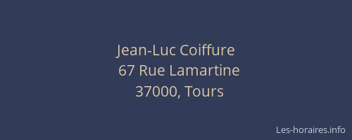 Jean-Luc Coiffure