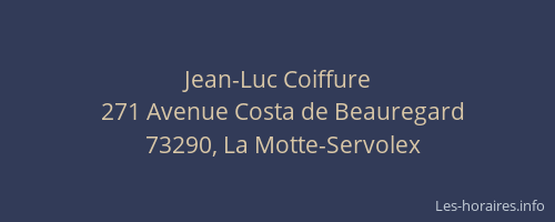 Jean-Luc Coiffure