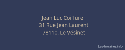Jean Luc Coiffure