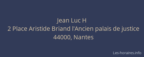 Jean Luc H