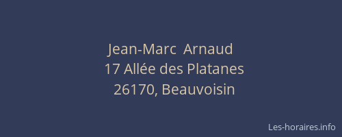 Jean-Marc  Arnaud