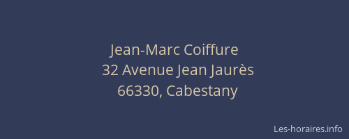 Jean-Marc Coiffure