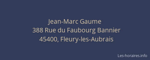 Jean-Marc Gaume
