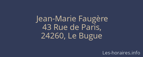 Jean-Marie Faugère