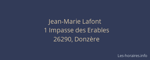 Jean-Marie Lafont