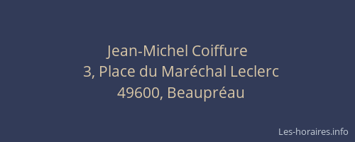 Jean-Michel Coiffure