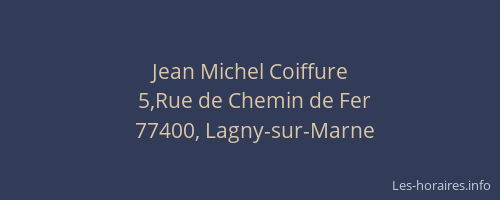 Jean Michel Coiffure