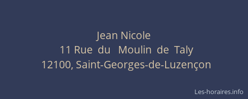 Jean Nicole