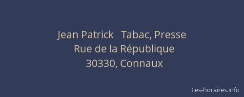 Jean Patrick   Tabac, Presse