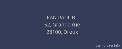 JEAN PAUL B.