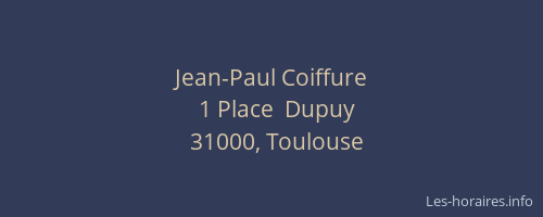 Jean-Paul Coiffure