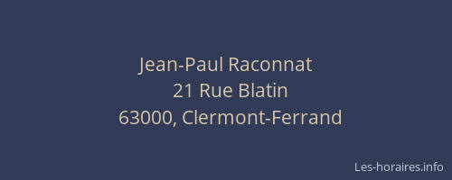 Jean-Paul Raconnat
