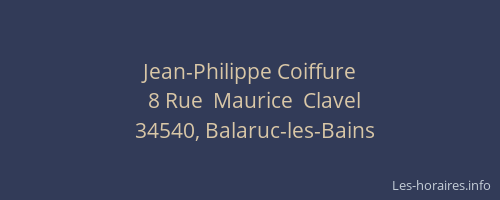Jean-Philippe Coiffure