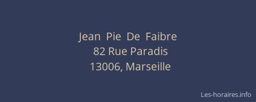 Jean  Pie  De  Faibre
